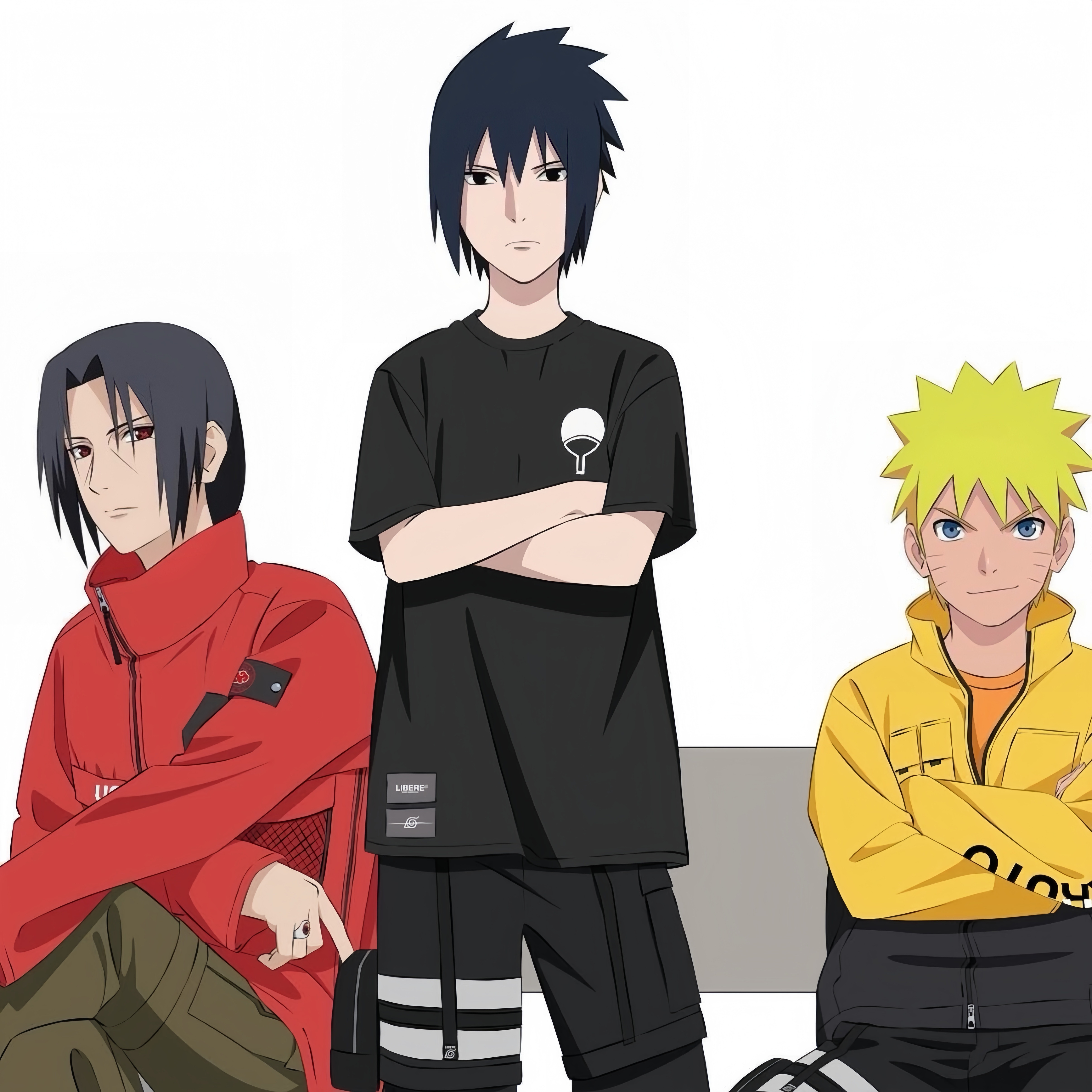 火影忍者xLIBERE联名插图这套还是蛮不错的又帅又酷火影忍者漩涡鸣人宇智