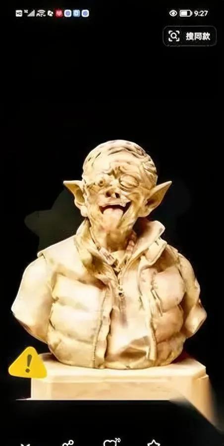 抖音捏泥人小伙摊上事了！捏泥致敬大师竟收律师函？小伙按官网照片捏出“裂纹