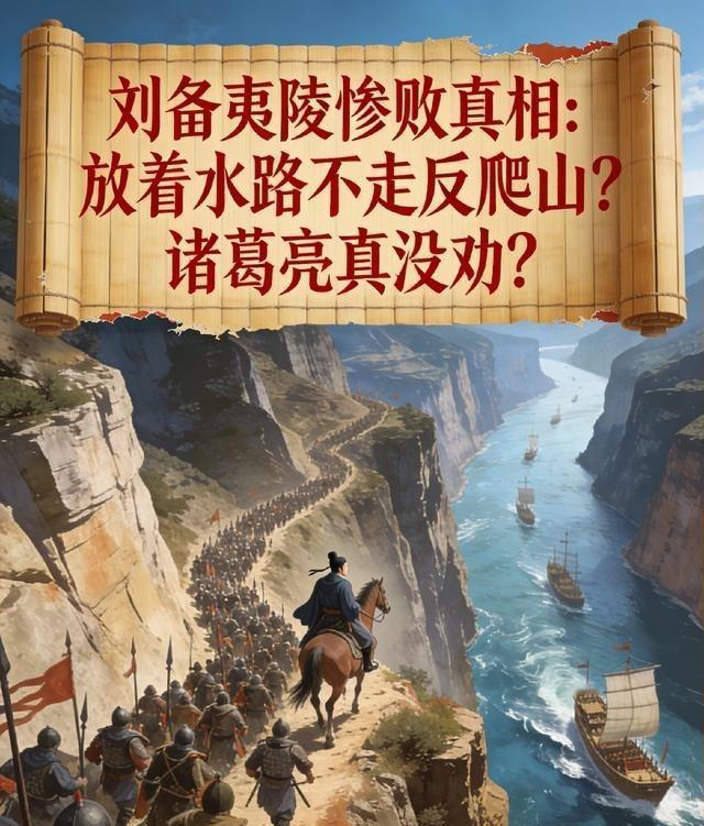 刘备夷陵惨败真相：放着水路不走反爬山？诸葛亮真没劝？你敢信？三国“励志哥”刘备，