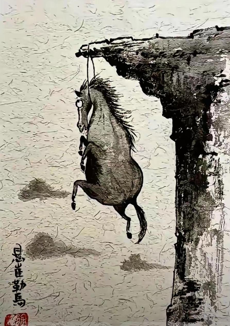 杜蕾斯广告创意大赛：公司职员甲即兴创作：悬崖勒马图。强势入选，奖金10000刀