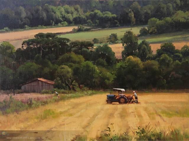 巴西画家亚历山大·雷德尔的风景油画作品欣赏遇见艺术遇见美好绘画