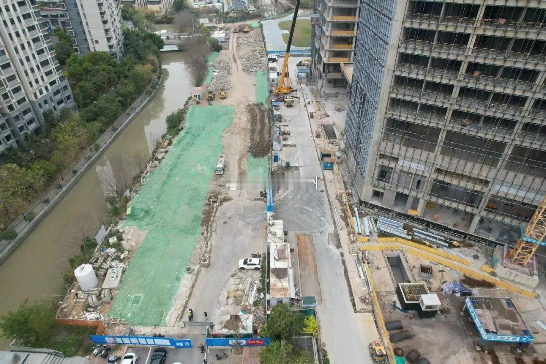 打通江南CBD交通“毛细血管”！横一路延伸线道路工程第二标段正式开工为今后联通晋