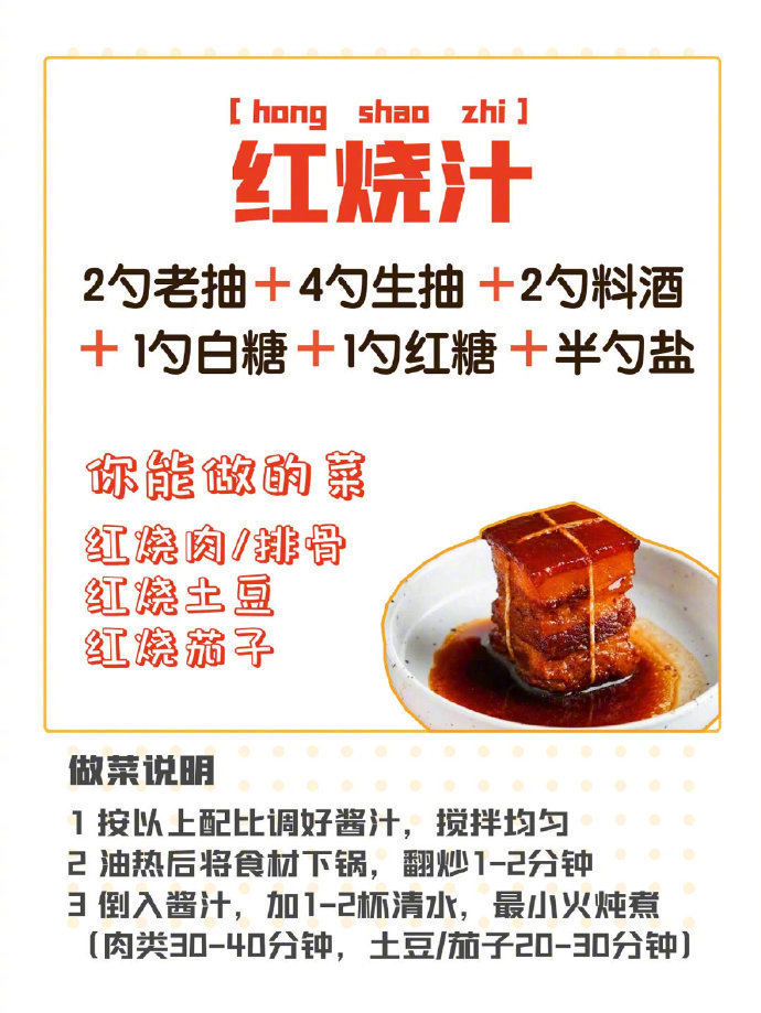 绝不踩雷的万能酱汁公式，拯救厨房小白！​​​