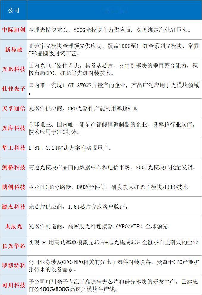 机构重磅看多！三年超级景气周期，CPO逆势拉升走强早盘市场资金持续深挖A