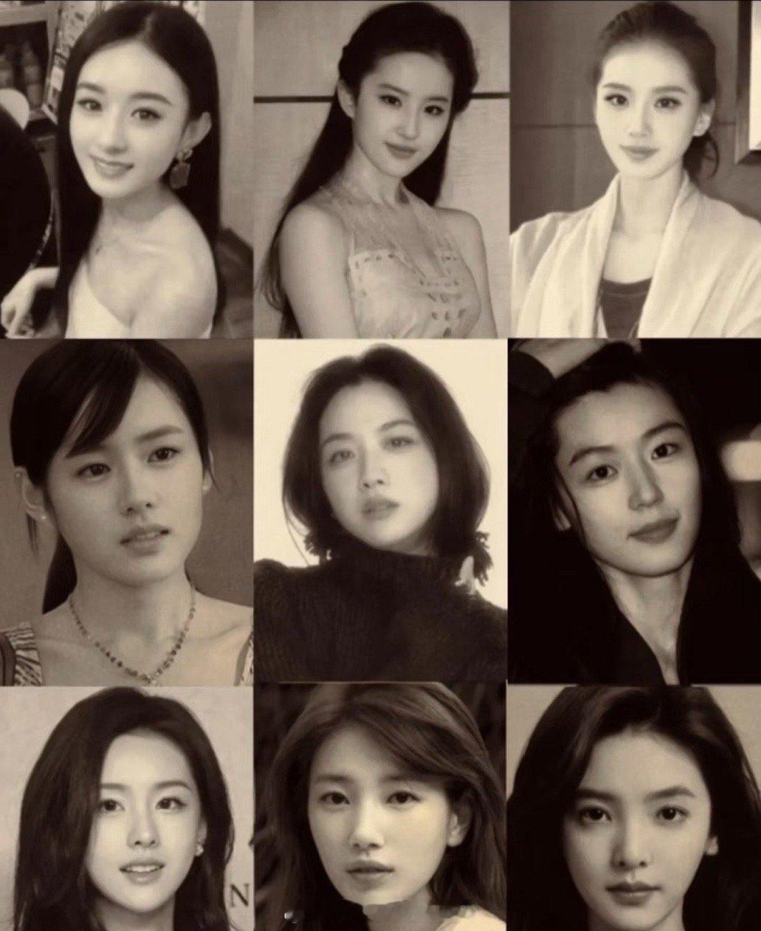 顶级浓颜和淡颜的冲击力