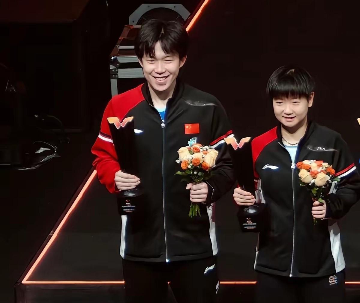 王曼昱和任浩想挑战莎头？这简直是天方夜谭。孙颖莎和王楚钦这对黄金搭档，已经2