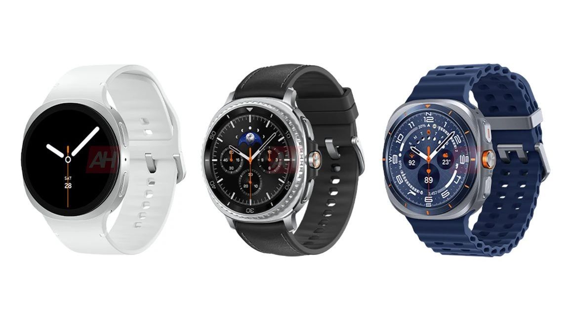 三星GalaxyWatch8系列渲染图曝出来了，长得和GalaxyWatc