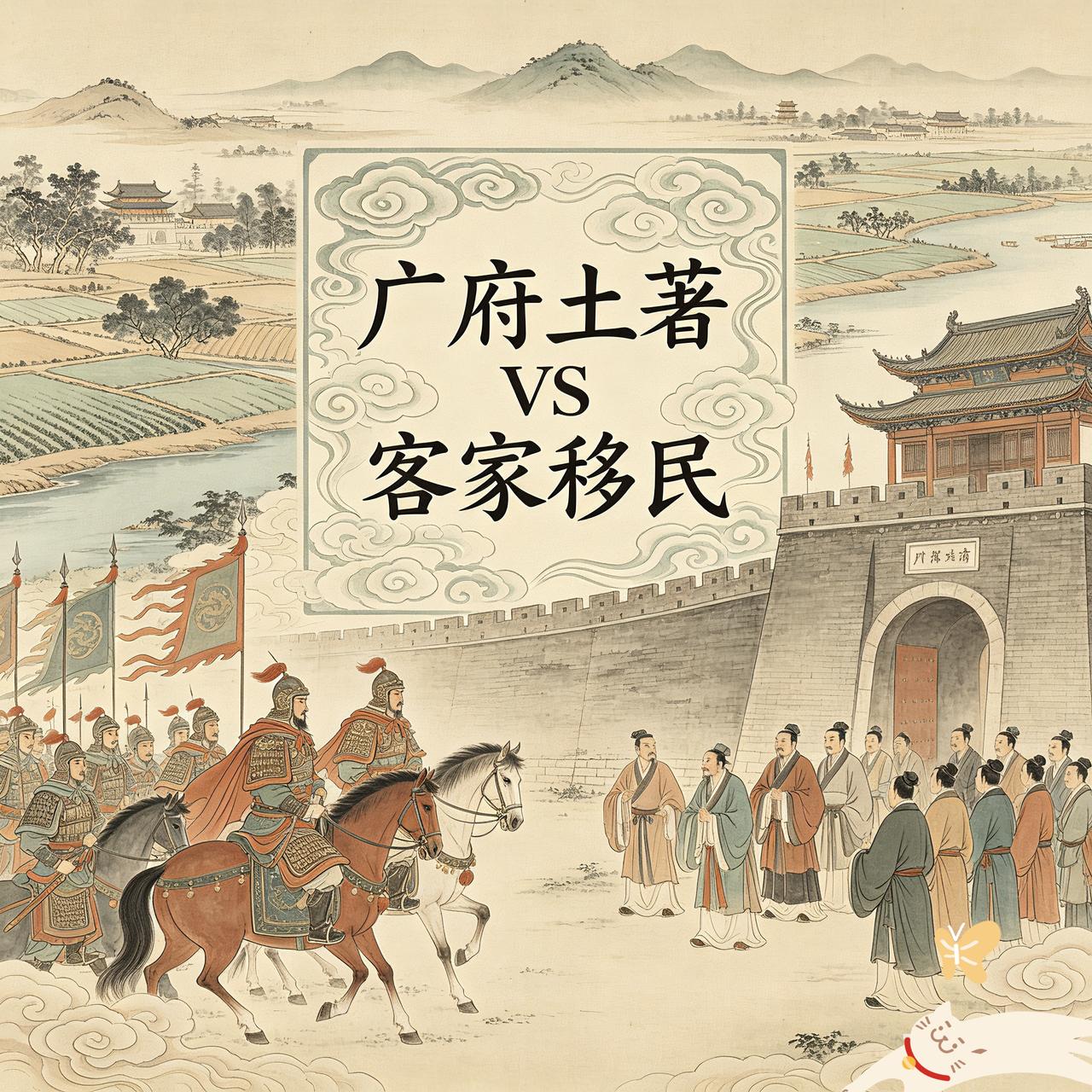 广东珠三角等地区，最初的“土”(地主)，其实应是世居于当地的百越人。而真正的汉人