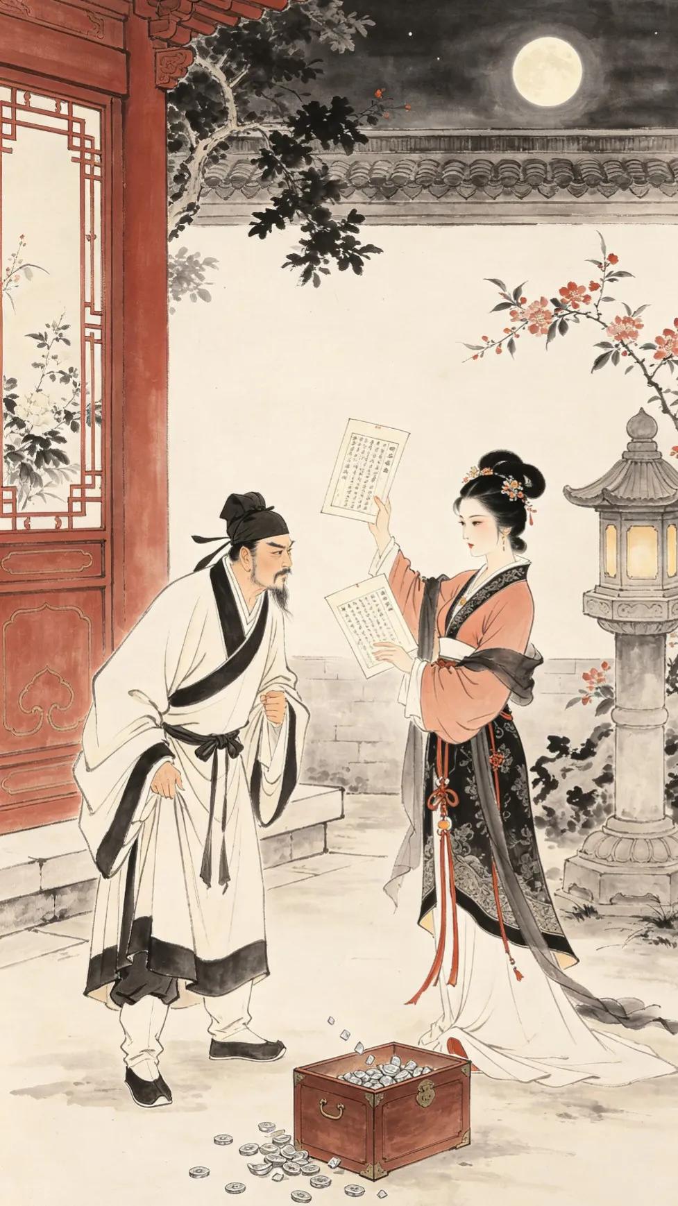 《金瓶梅》中花子虚与李瓶儿这对夫妻的感情真让人唏嘘。花子虚对李瓶儿是百分之百的信