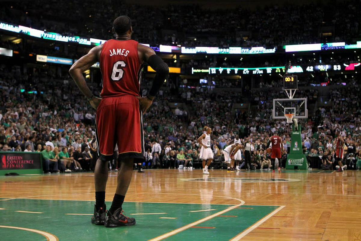 波什回忆2012年东决G6勒布朗的封神之战：“我当时有伤，腹股沟撕裂了，我知道自