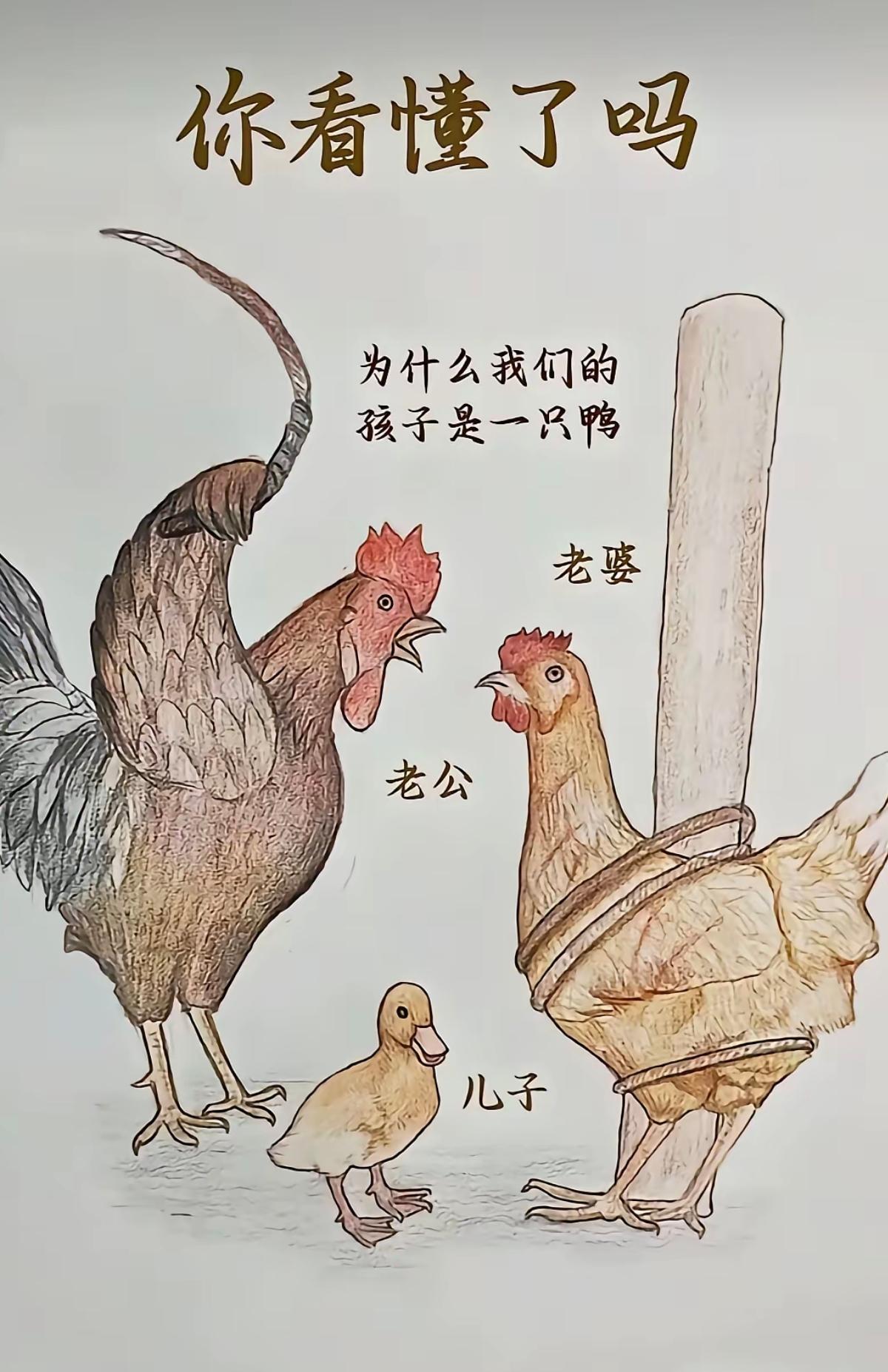 我觉得是在医院出生时抱错了娃，别冤枉她了。