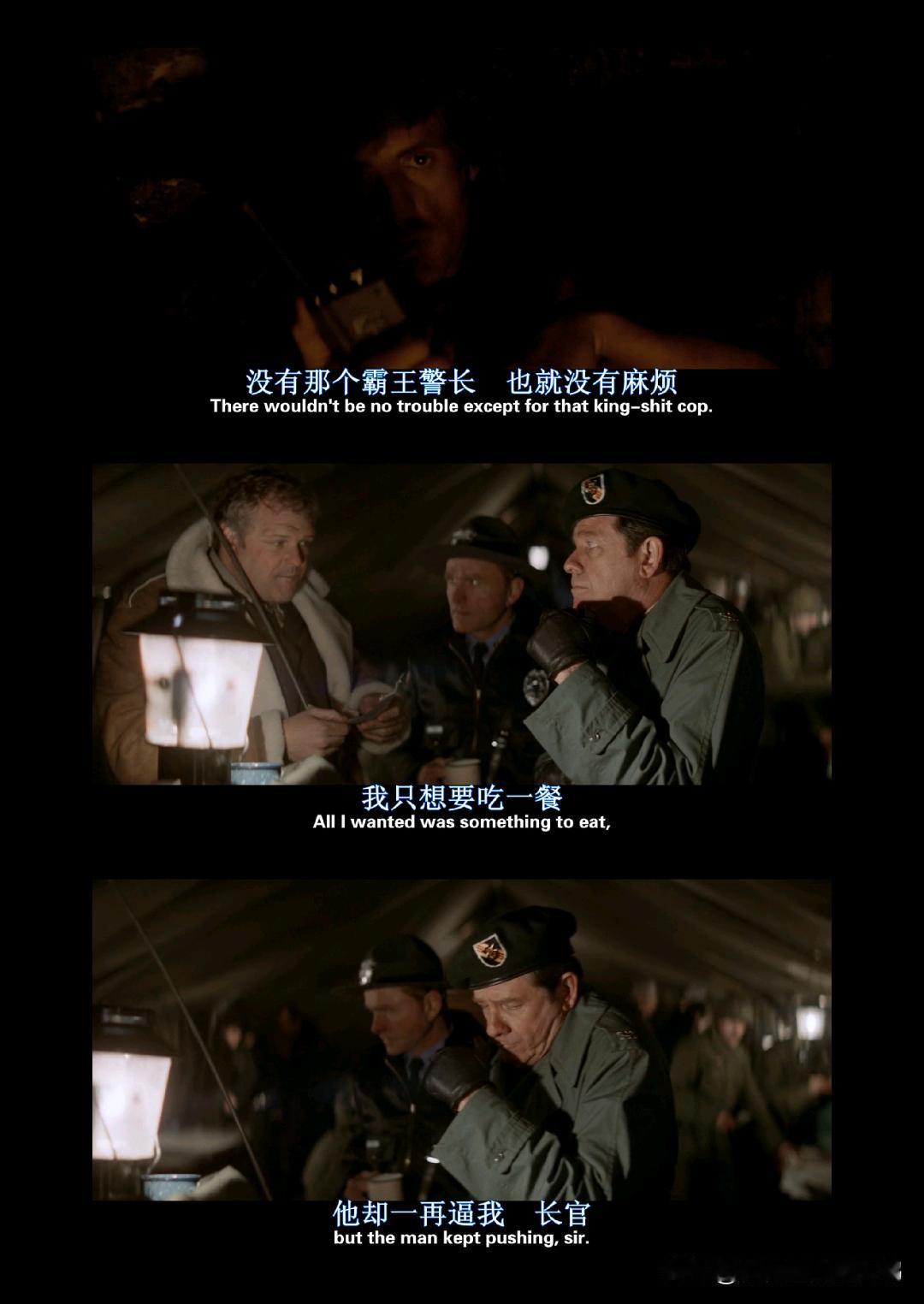 重温了一遍史泰龙主演的《第一滴血》，兰博也是跌入斩杀线的帝国良家子啊。“没有