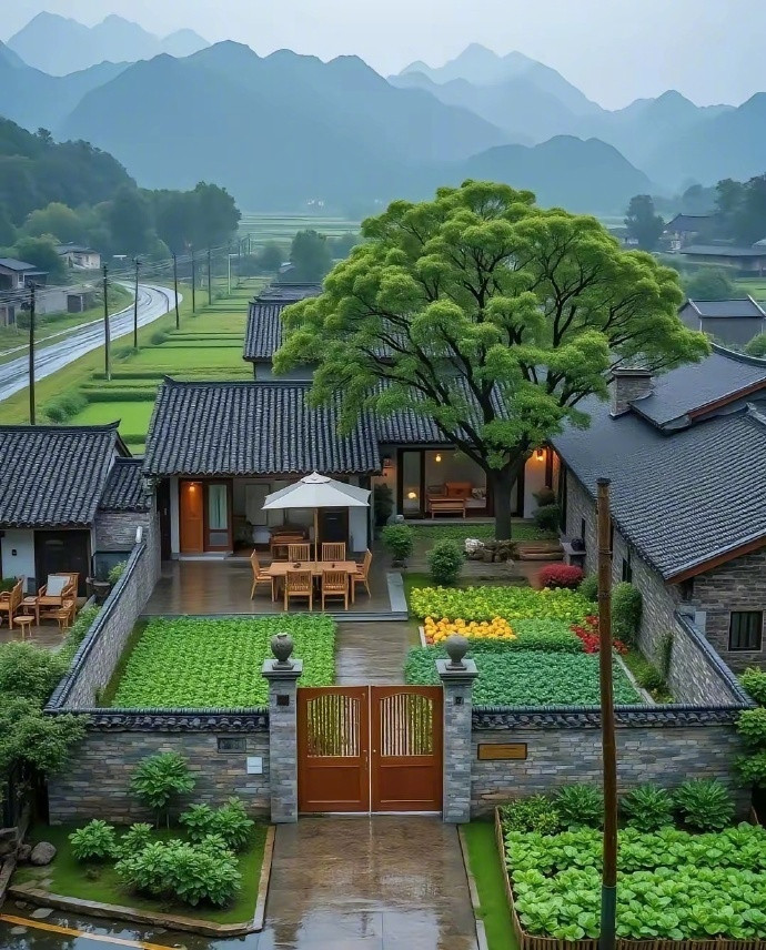 等我老了，我要在乡下建一套这样的房子！​​​​