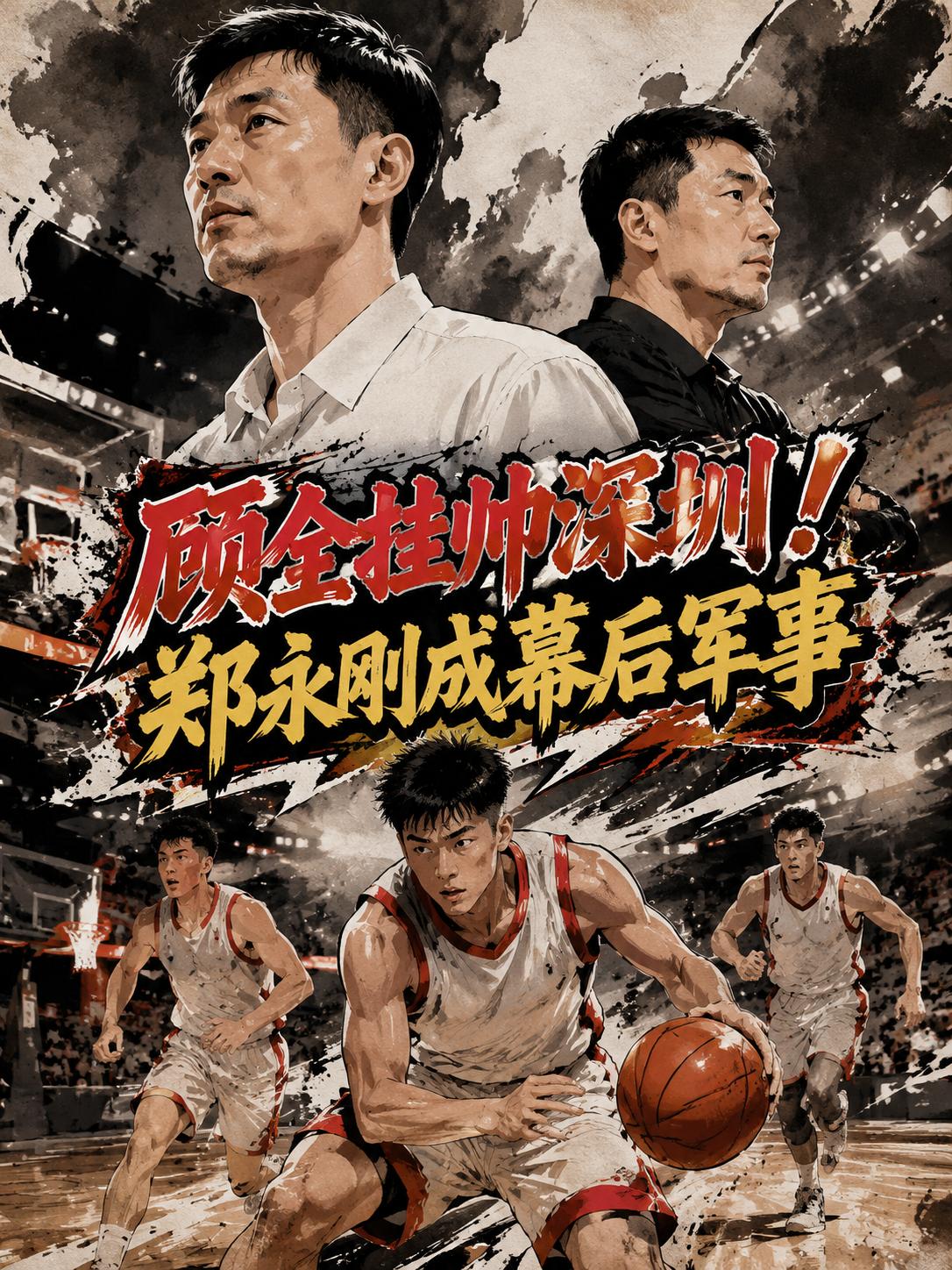 深圳队的官宣来了！官方正式官宣顾全成为深圳队新一任的主帅，与此同时，郑永刚就升任