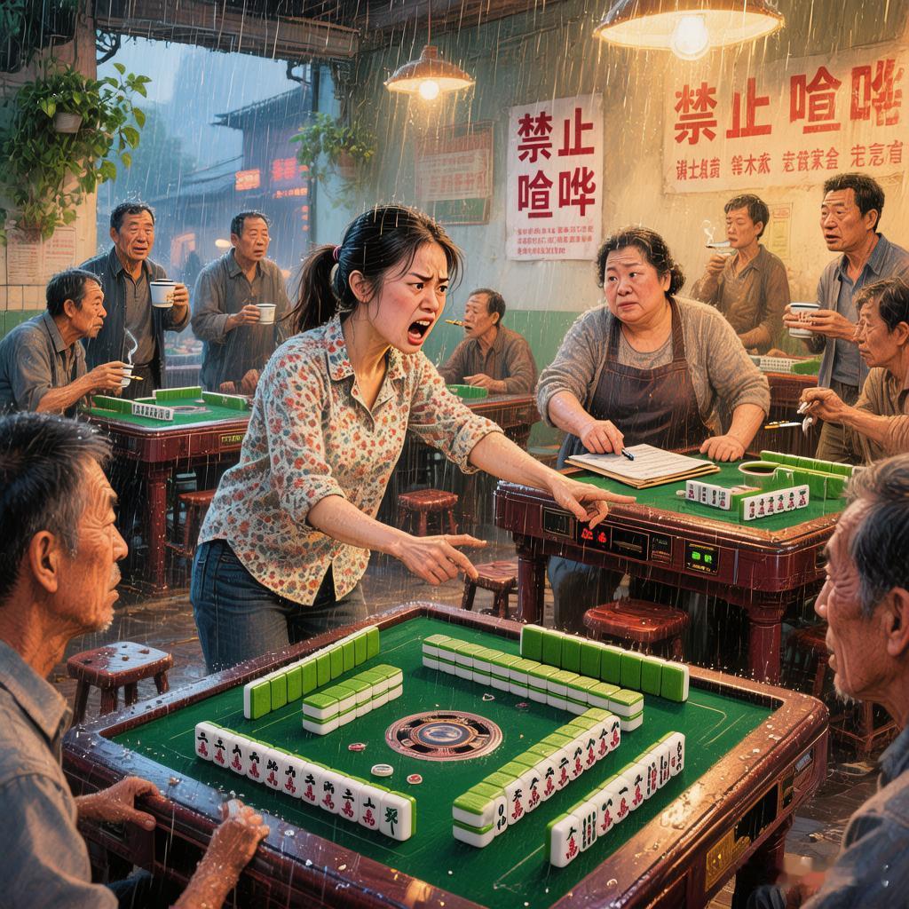 麻将馆里媳妇怒怼“还钱？我没告你就不错了！”老板娘原地吃瘪这天麻将馆正热闹，