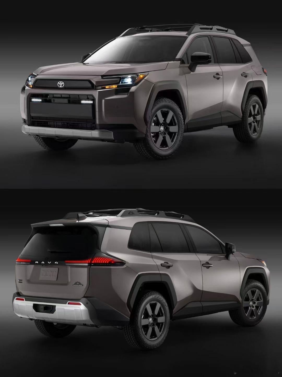 丰田rav4全新丰田RAV4也搞了三张脸，不知道南北丰田怎么选了。威兰达大概率