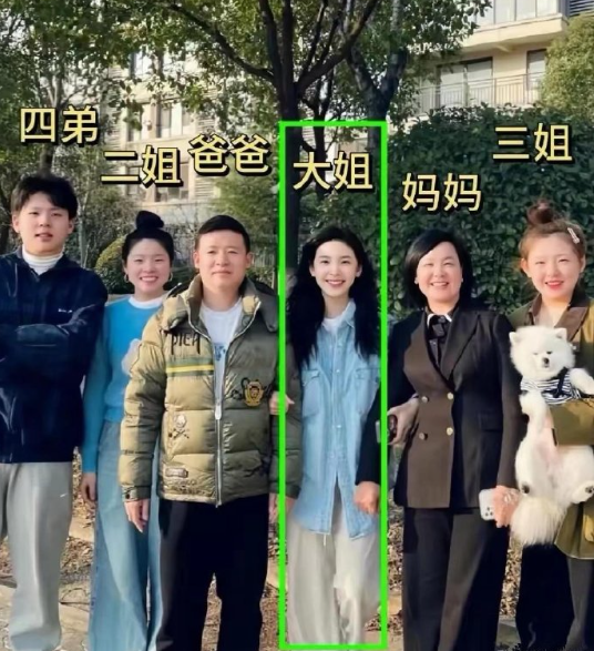 基因真奇妙，章若楠全家颜值一般，她却凭美貌杀进演艺圈，完美遗传美貌基因，如同二次