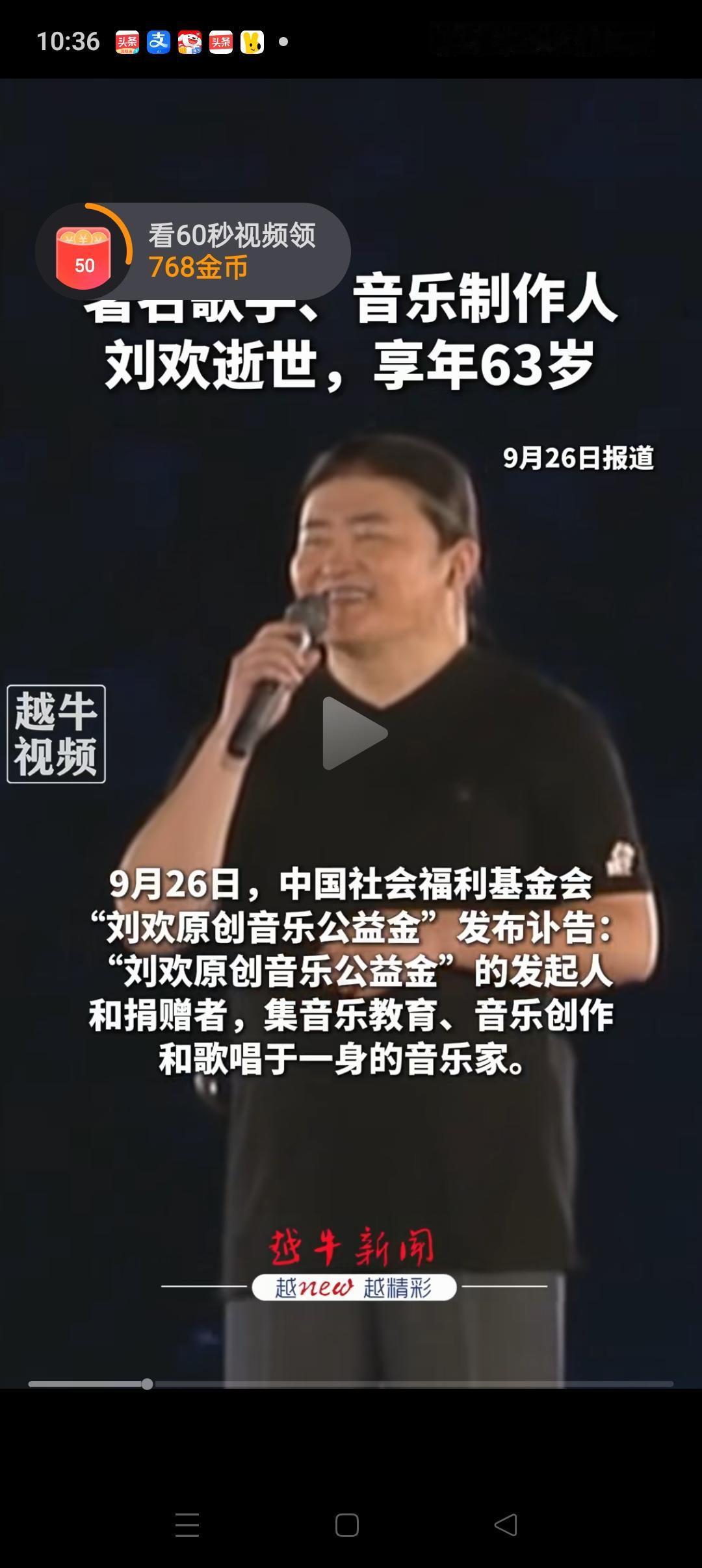 刘欢63岁就走了，看了他的过往病情，其实一切都有迹可循！2009年他已经