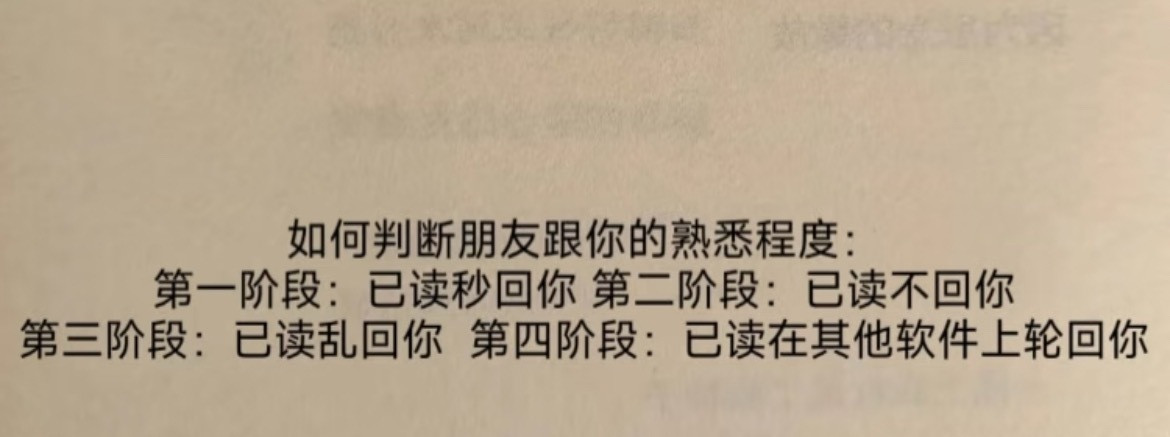 “如何判断朋友跟你的熟悉程度”​​​