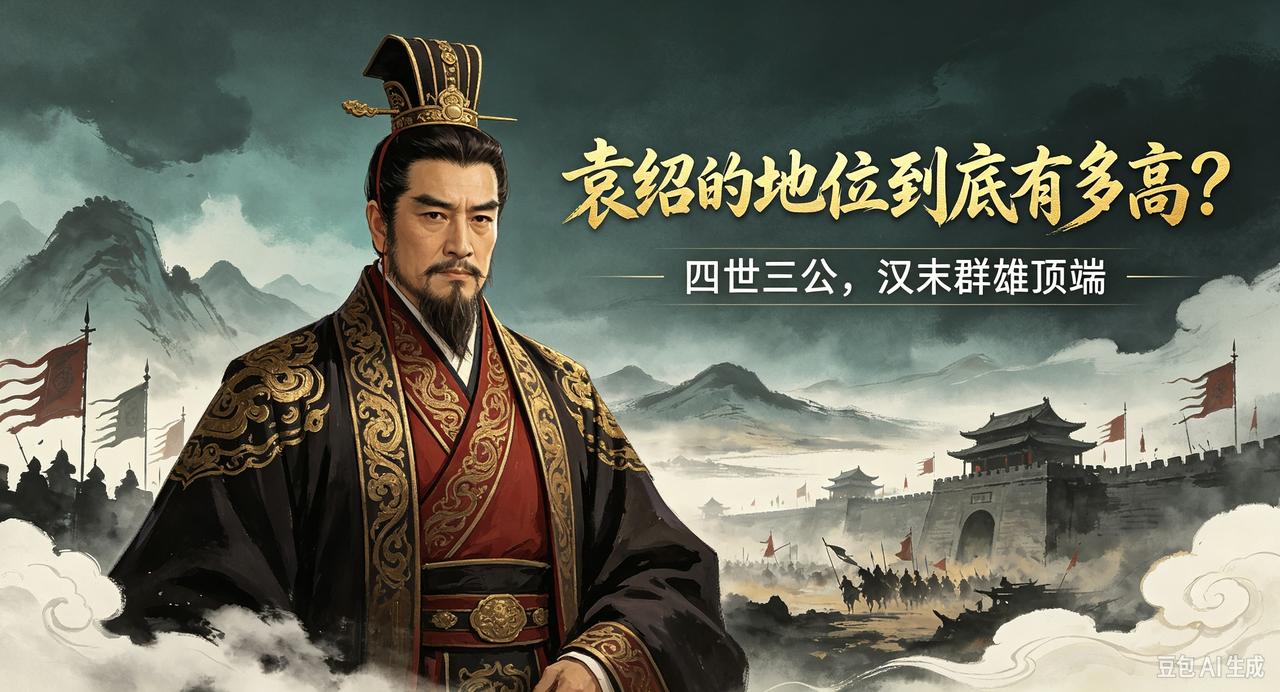 袁绍的地位到底有多高?袁绍的地位到底有多高?很多人读三国，只记得官渡战败的袁绍