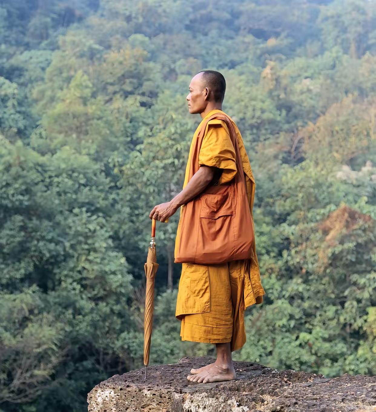 我同事阿辉跟我说，前两年他和爱人自驾去九华山，半路碰到一位僧人想顺路搭车，夫妻俩