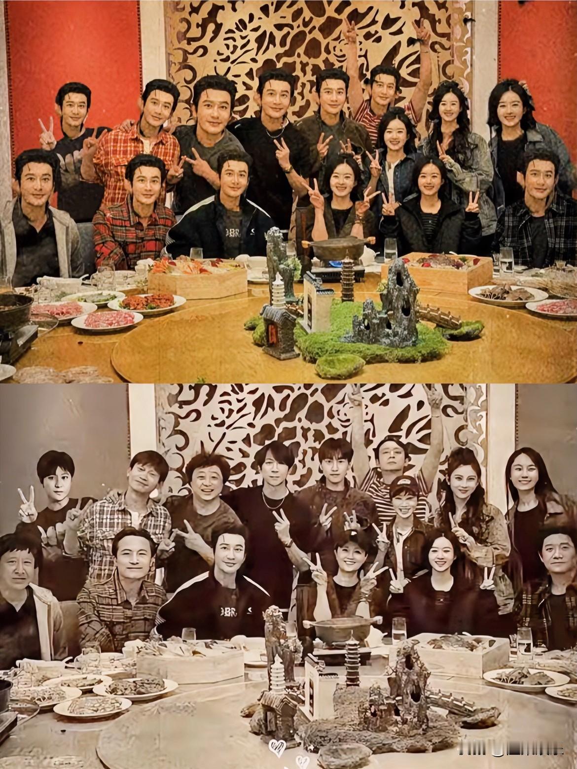 朱媛媛老师在中间被所有人爱着！黄晓明那天的故事揭晓了！长达一年的照片终于露面