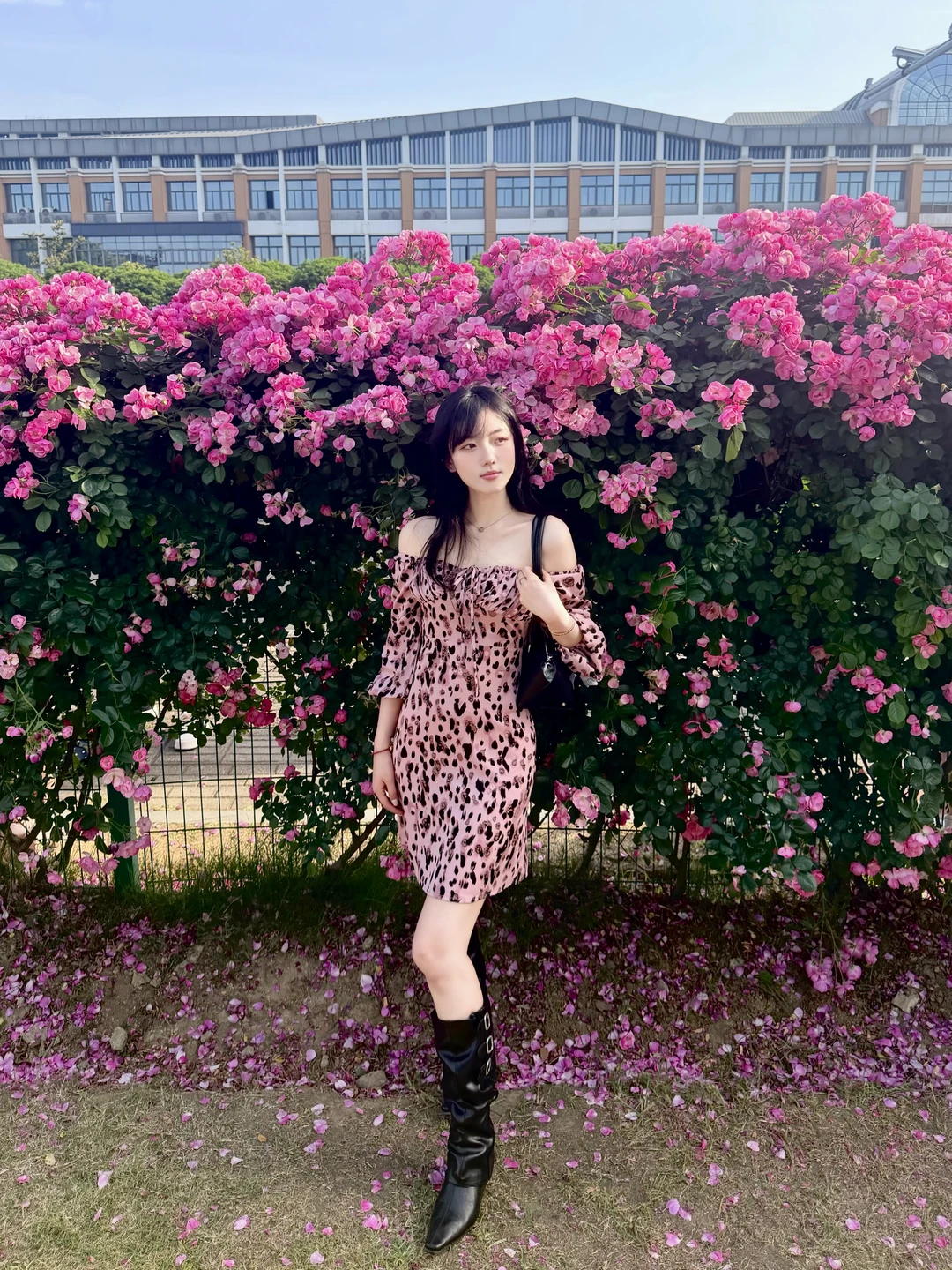 时髦精ootd🐆长靴豹纹