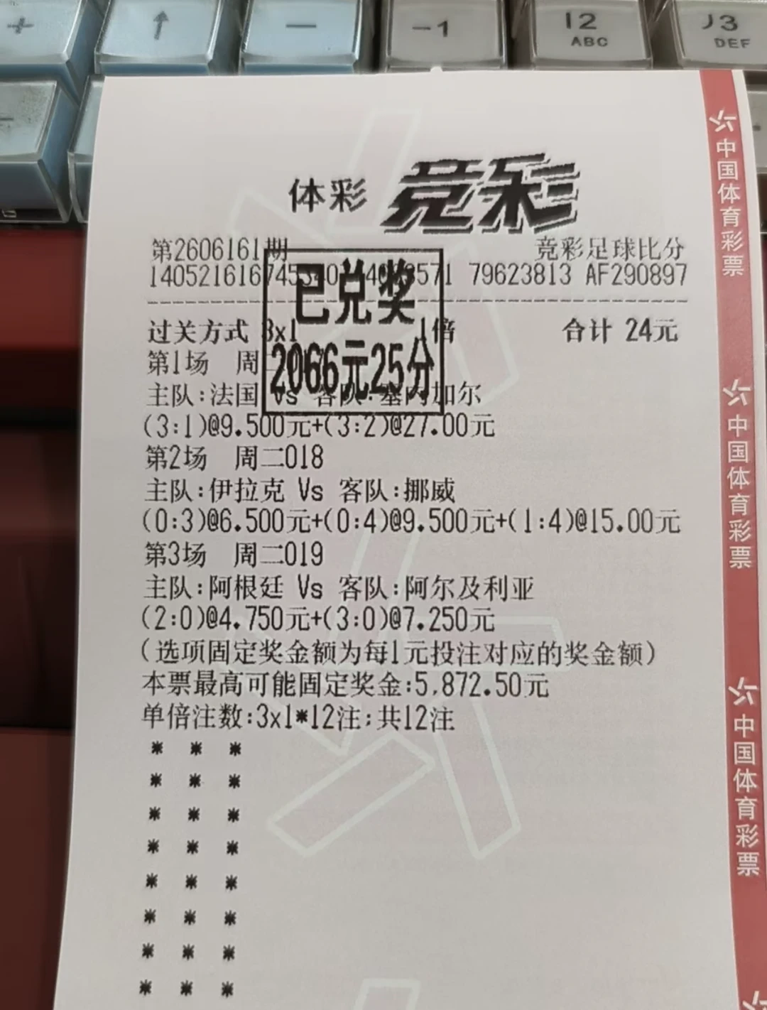 世界杯串子我终于拿下了