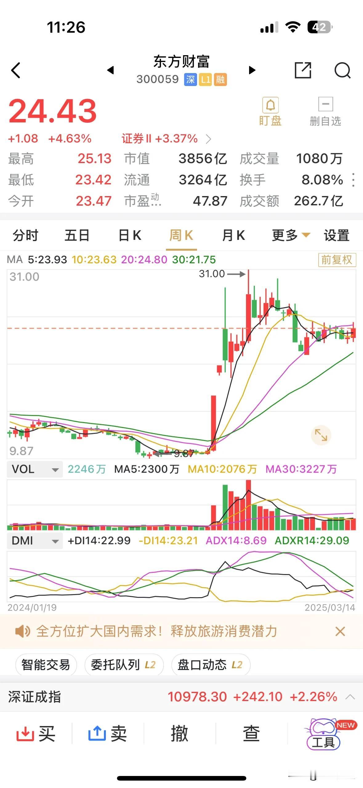 东方财富10派0.6元的分红公告，击碎了许多人的玻璃心！但真的搞笑，想分红干嘛