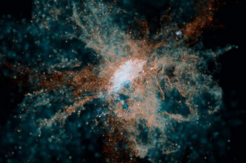 你以为人类身体里的铁、碳、氧元素都是后来超新星爆发慢慢积攒的？早在宇宙刚出生没多久，第一代原始星系就