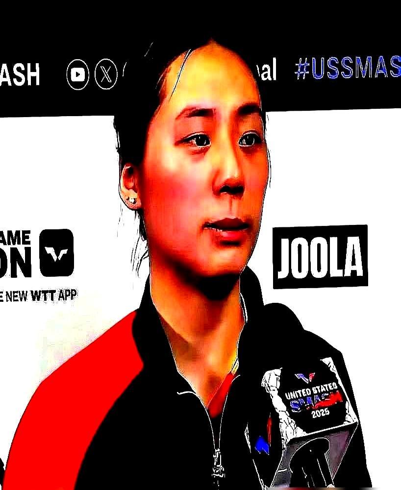 孙颖莎输一场球被骂到体无完肤邱贻可直接硬刚全网喷子2025年美国大满贯