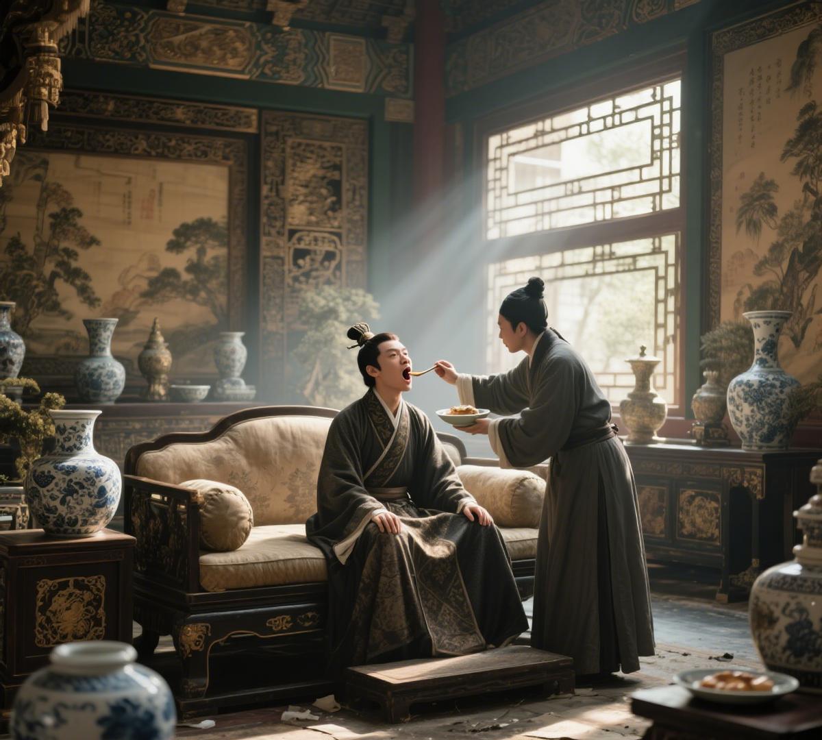 现代“巨婴”啃老躺平，南朝贵族子弟更离谱：吃饭靠仆人喂，走路要坐轿，最后家产
