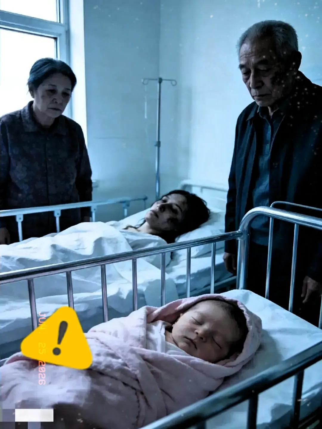 陕西那名女子因羊水栓塞离世，本是人间悲剧，可那丈夫的一句“孩子送人吧”，彻底撕开