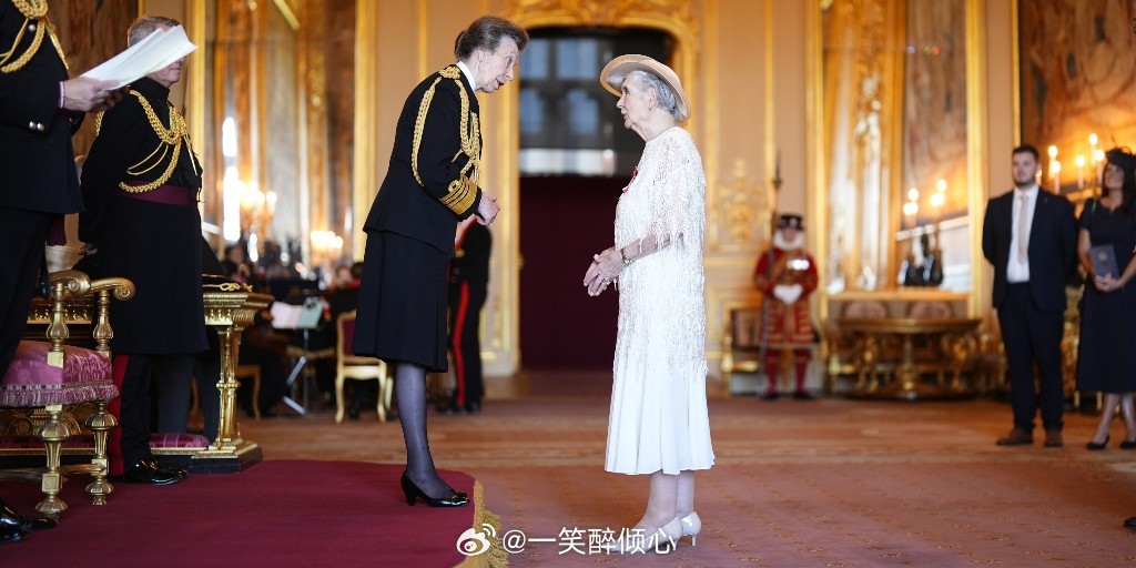 英国王室今天安妮长公主代表查尔斯三世在温莎城堡主持第1️⃣4️⃣场本