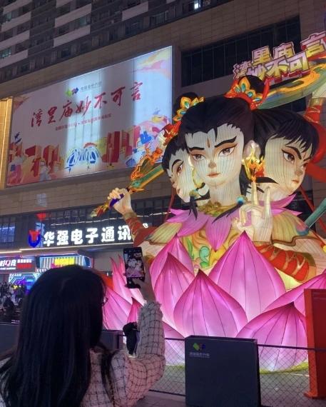 石家庄人狂喜！湾里庙灯会美到炸，这夜景直接封神！刚从石家庄湾里庙回来，这第