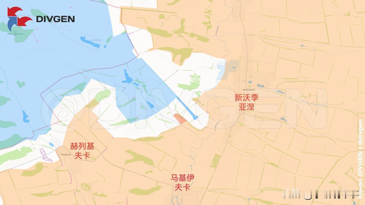 10月22日箭头社更新俄乌战报：图一：乌军在卢甘斯克州新沃季亚涅方向取得了进