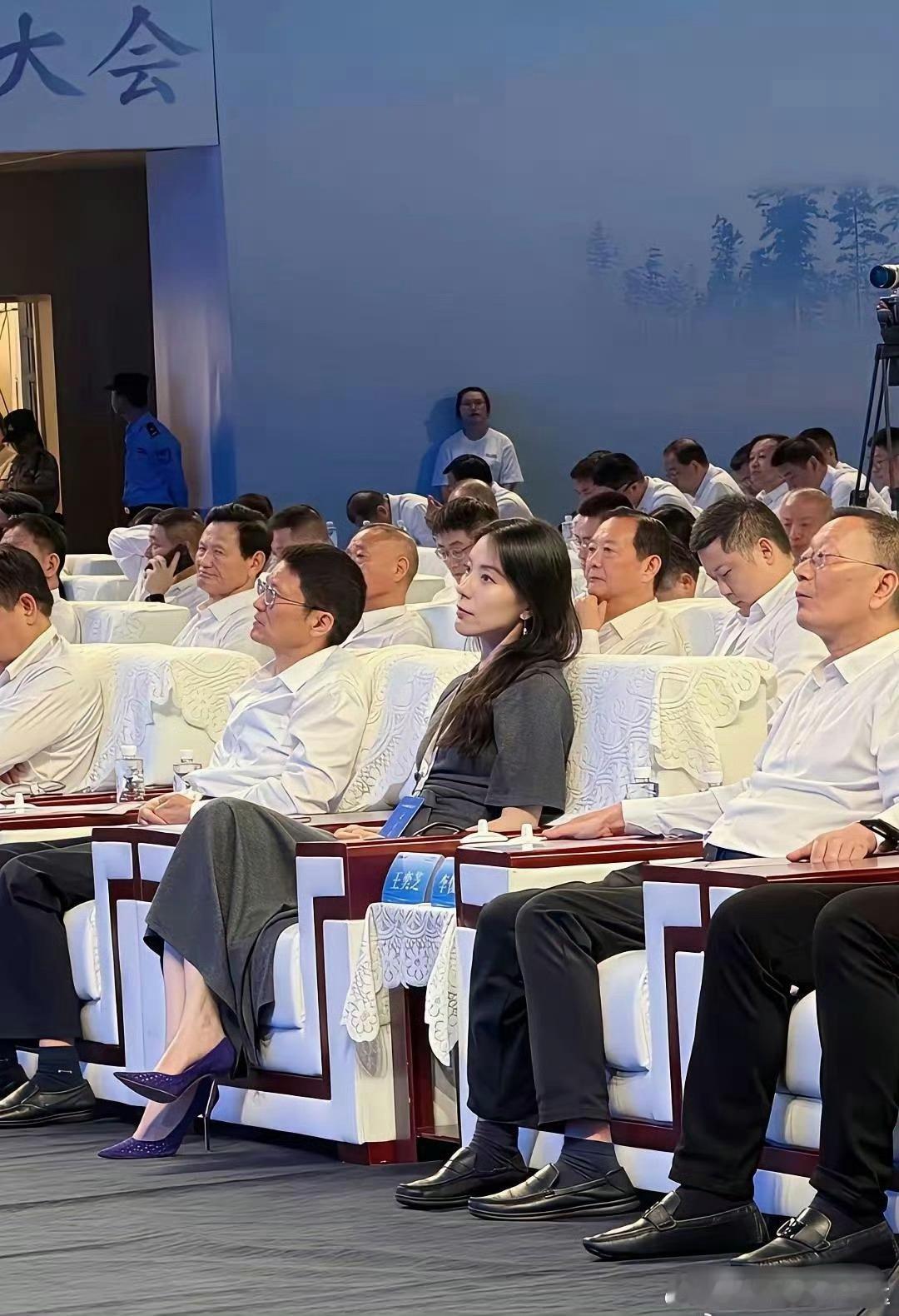 这是蔚来的老板娘吗？好有气质！