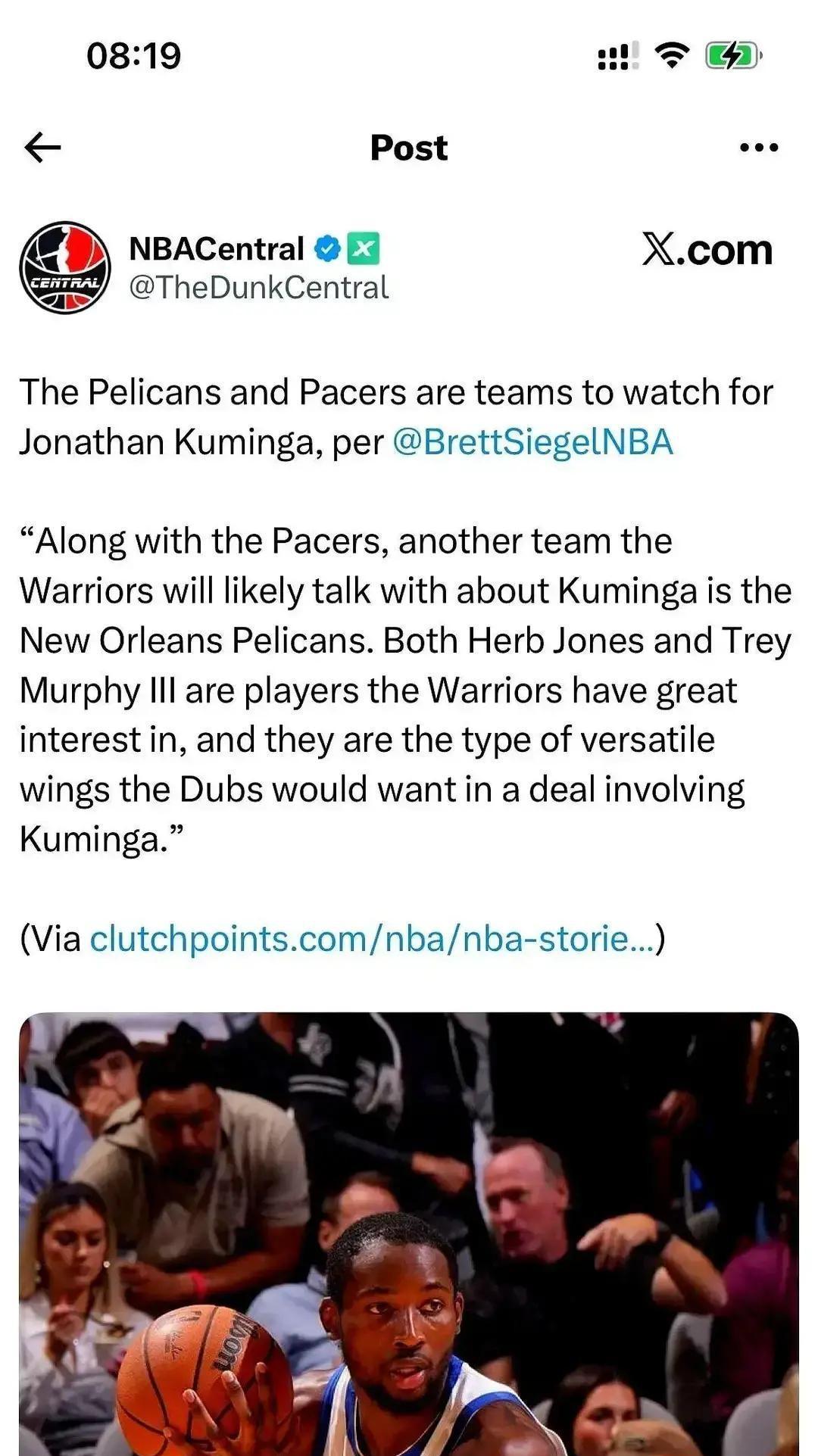 当全联盟都在囤积首轮签时，勇士正悄悄烧掉自己的未来。谈判桌上，鹈鹕把47%三分