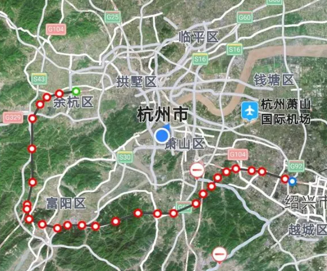 铁路规划! 杭州西站直达绍兴北站3种路径