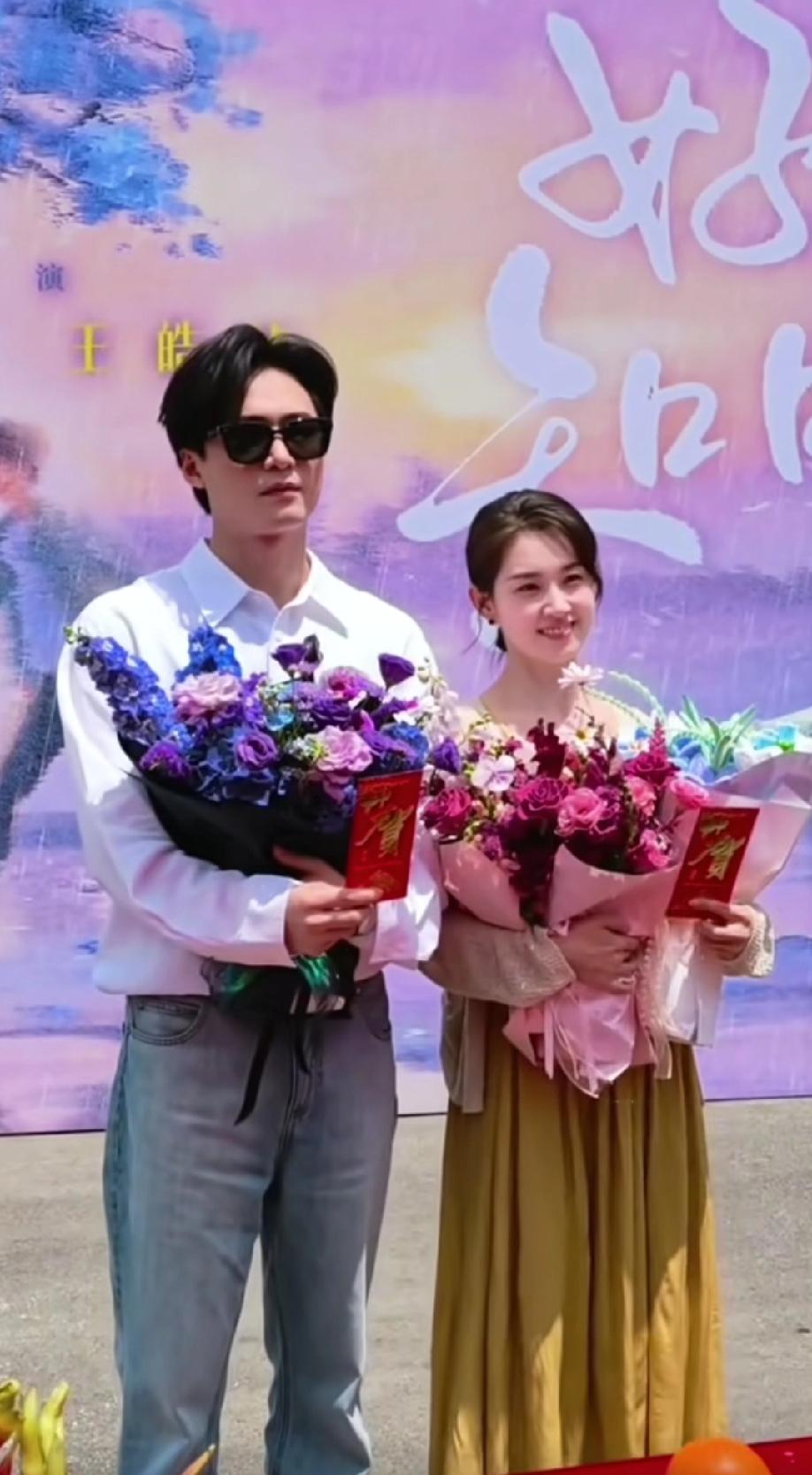 郭宇欣和王皓祯的三搭来啦！今日他俩主演的《好雨知时节》大大理正式开机，很是期待呀