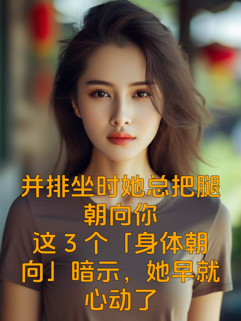 并排坐时她总把腿朝向你？这3个「身体朝向」暗示，她早就心动了