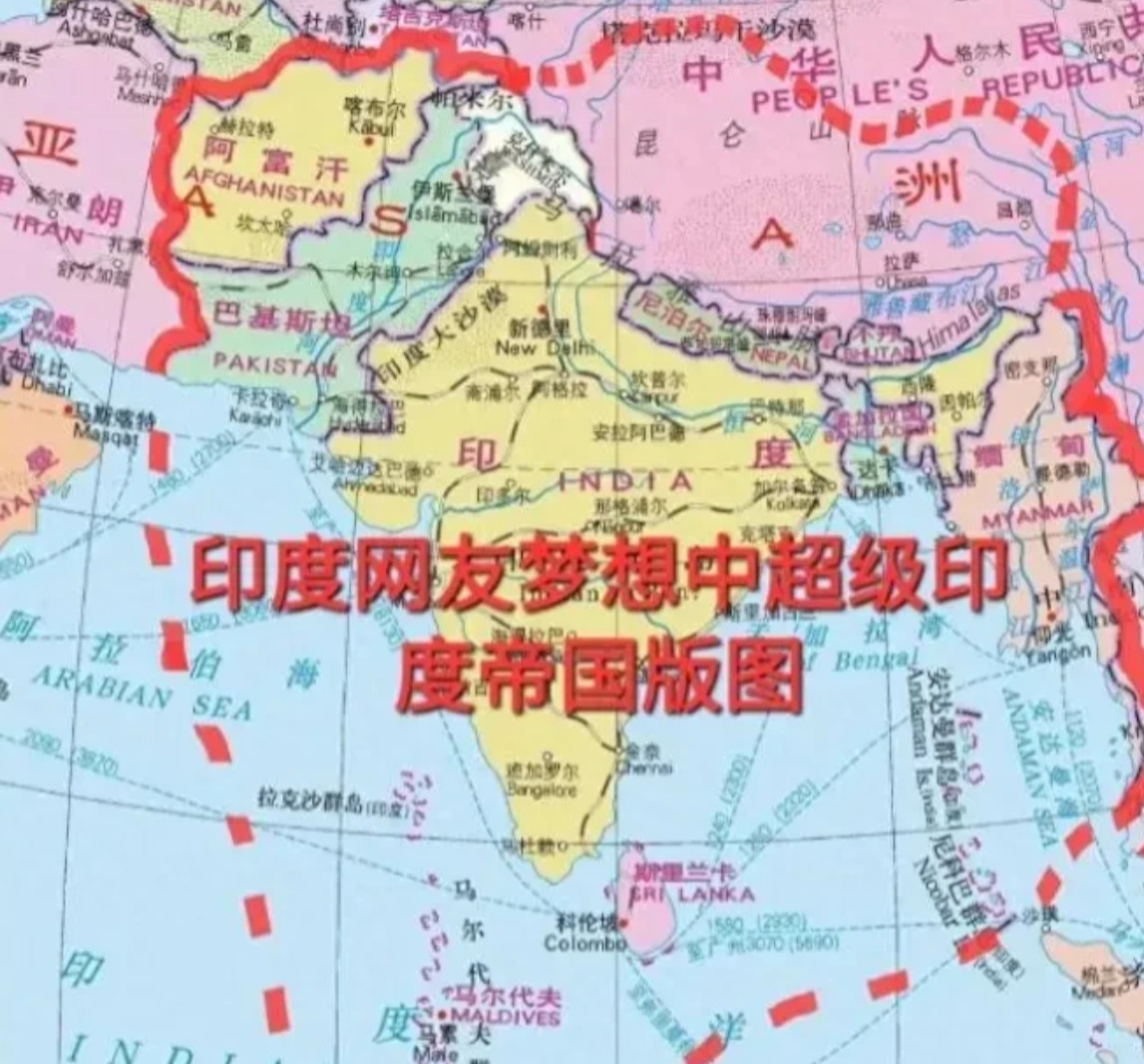 有人说，如果当年印度、巴基斯坦、孟加拉三国不分家的话，将是一个国土400万平方，