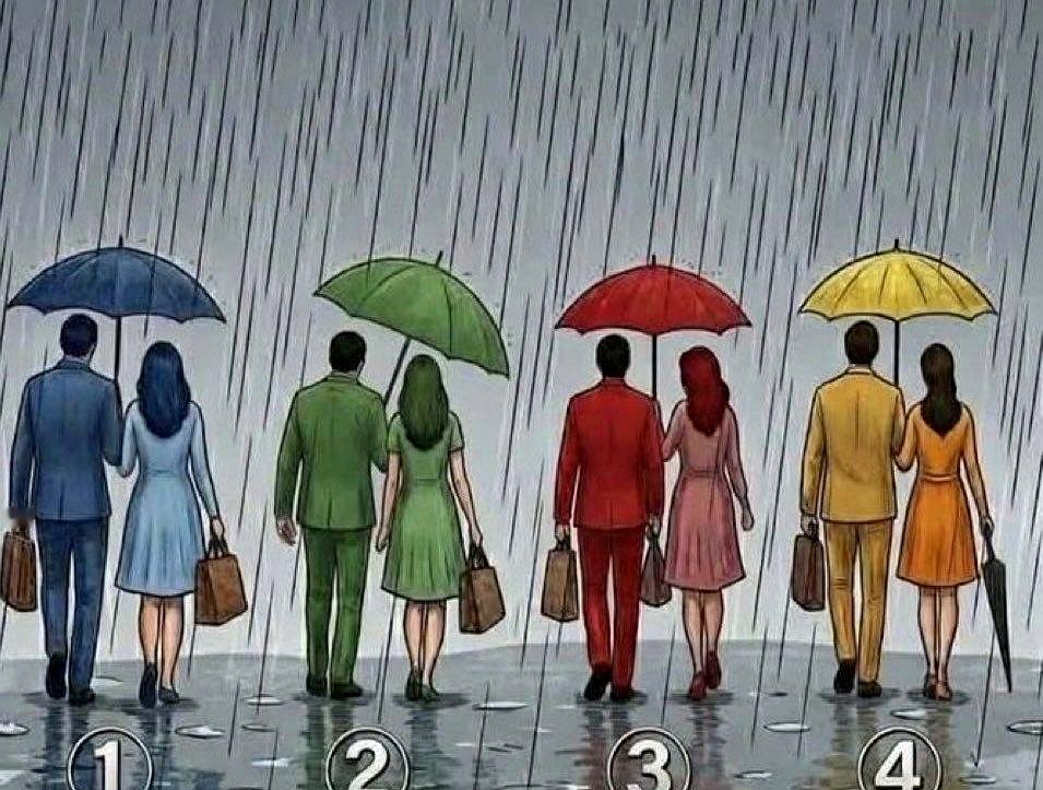 你瞅瞅这张图，你觉得哪一对夫妻是真的幸福？别急着回答，我跟你打个赌，大部分人第