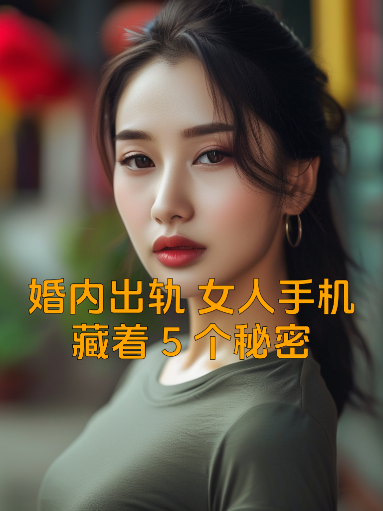 婚内出轨，女人手机藏着5个秘密