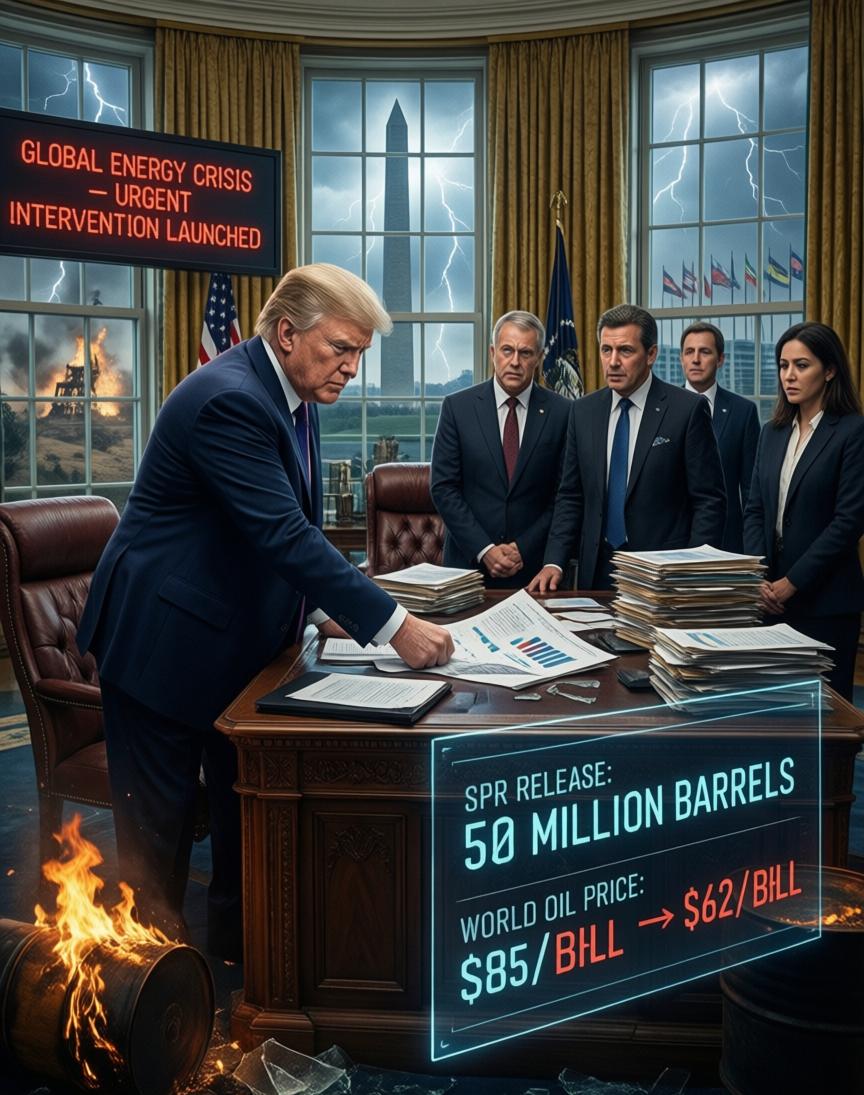 特朗普政府最近做了一件以前通常不会轻易做的事：把战略石油储备的盖子，掀开了一条缝