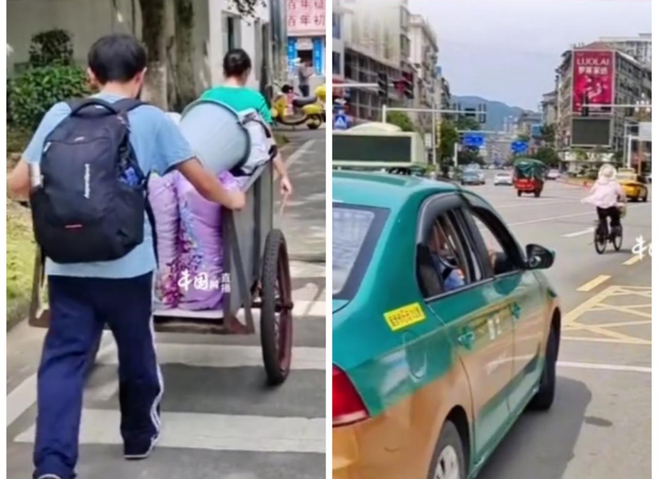 湖南，高考终于结束，宿舍里的同学陆续被家人接走，最后只剩一位住校生独自收拾行李。