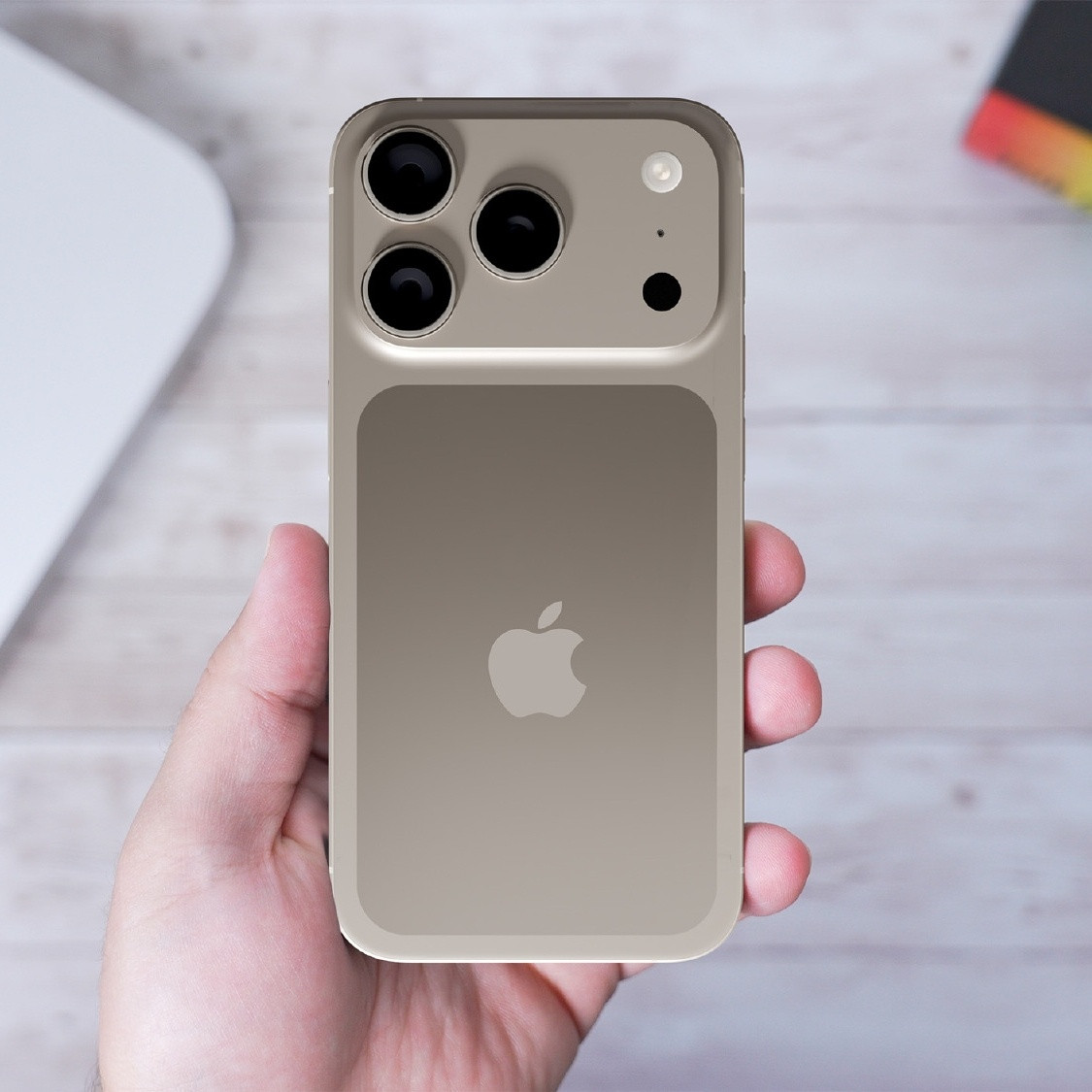 iPhone17Pro橙色新配色这金色配色巨好看啊，你们会买吗[吃瓜]​​​