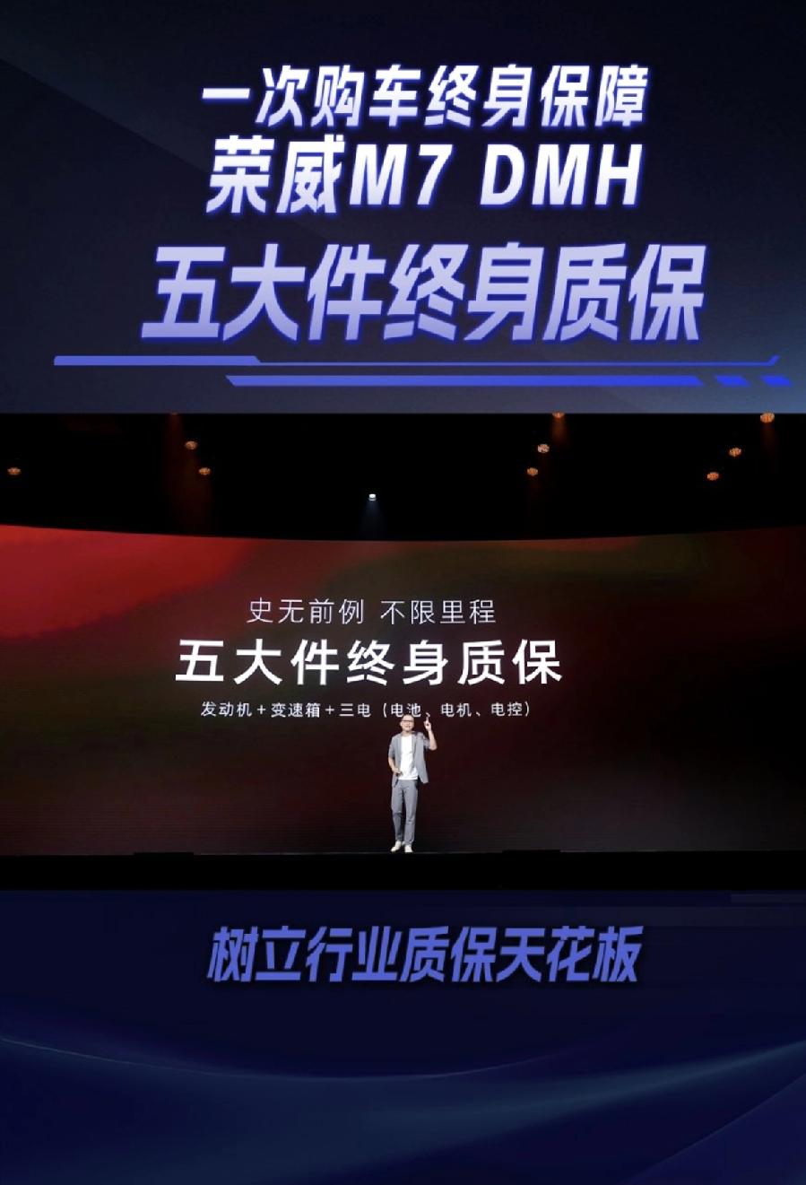 史无前例！不限里程！五大件终身质保！（发动机+变速箱+电池+电机+电控）