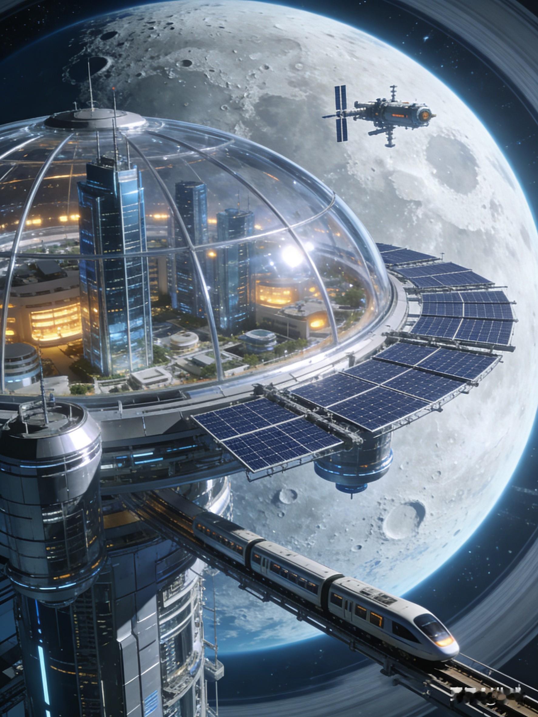 马斯克又疯了，要在月球上建一座人类可以居住的城市就在今天，埃隆·马...