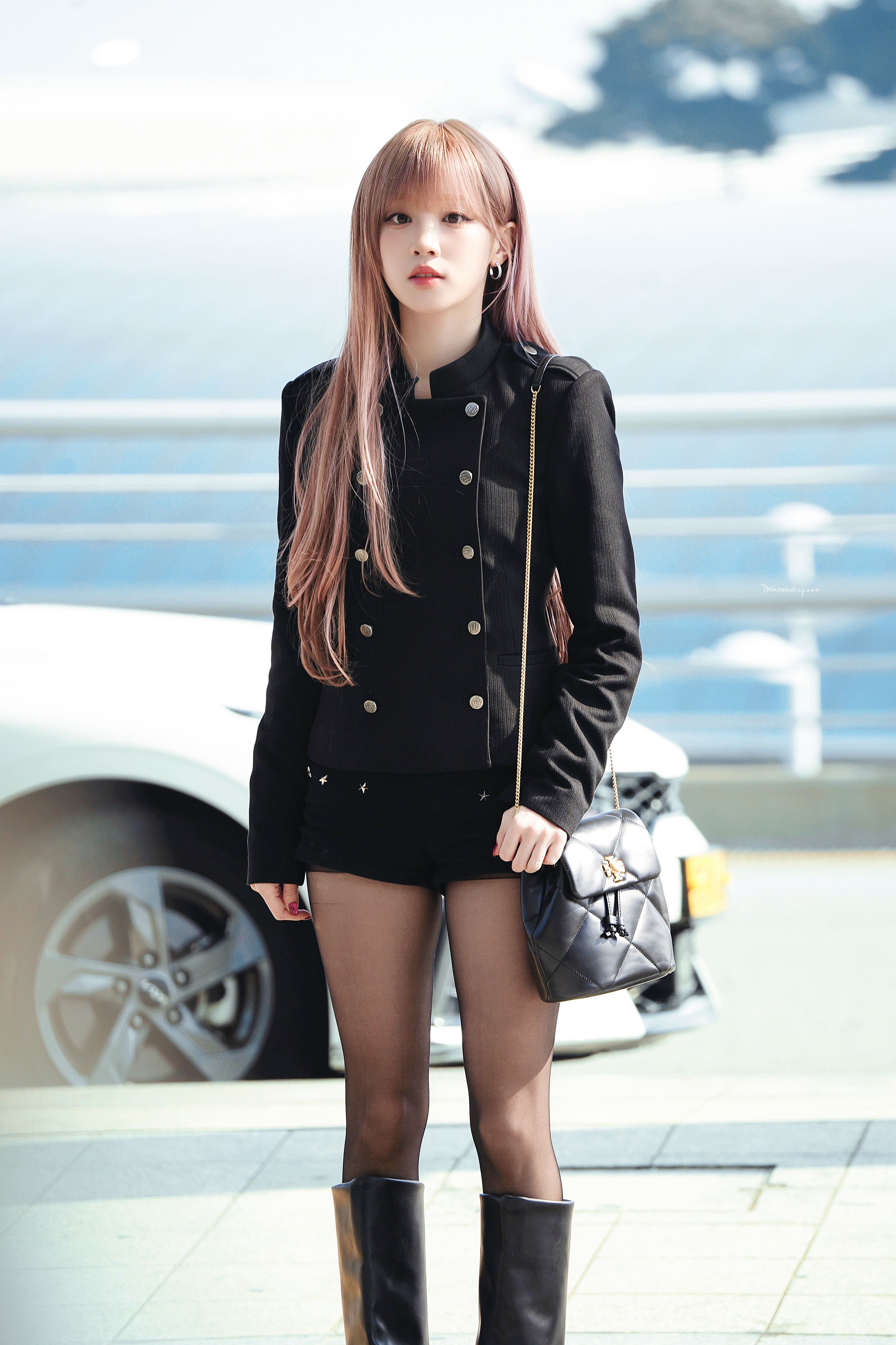 宋雨琦一身穿搭好像走机场在机场的宋雨琦